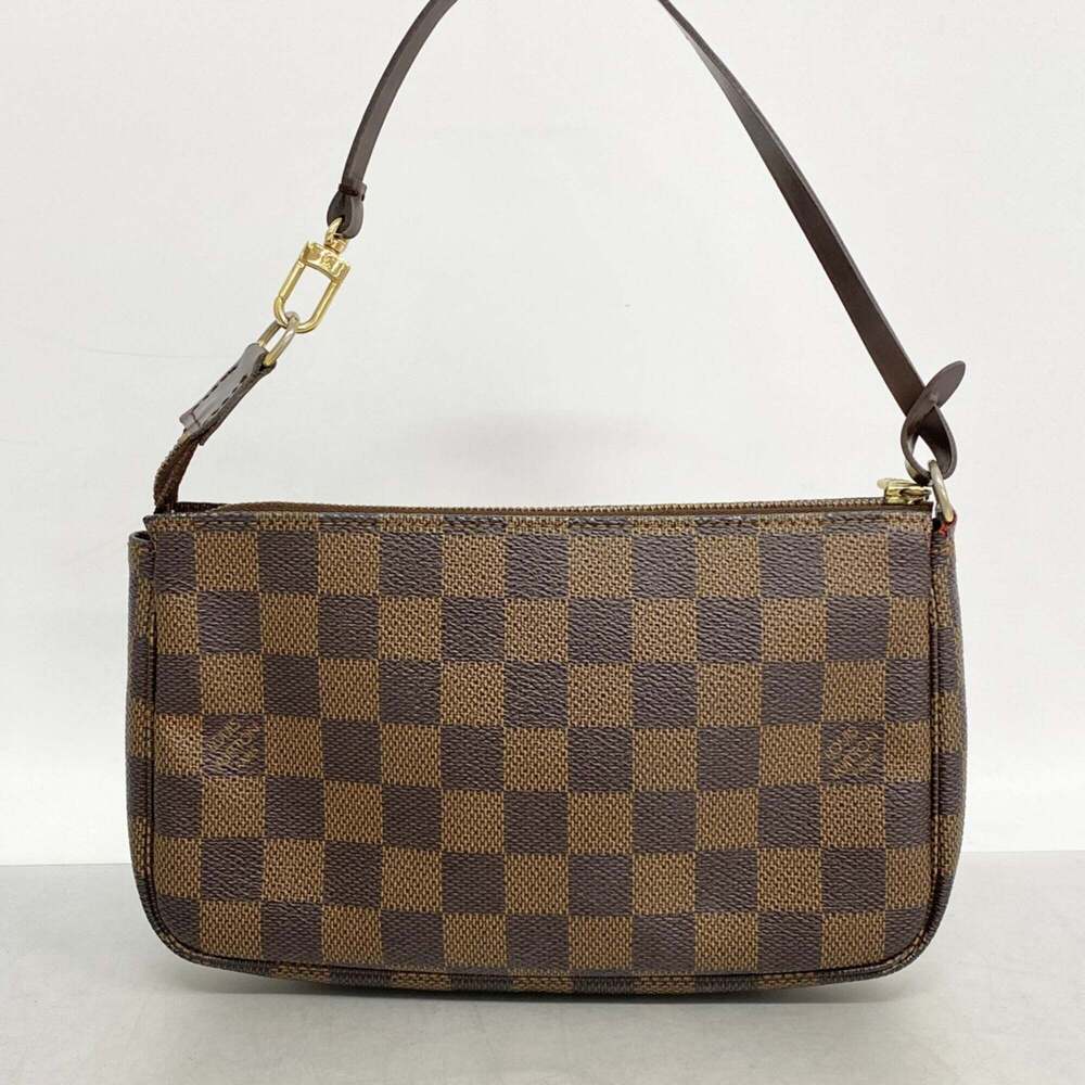 LOUIS VUITTON Brown Damier Pochette Pouch - Picture 9 of 9
